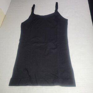 Shapermint Black Scoop Neck Cami # 62004 Size M